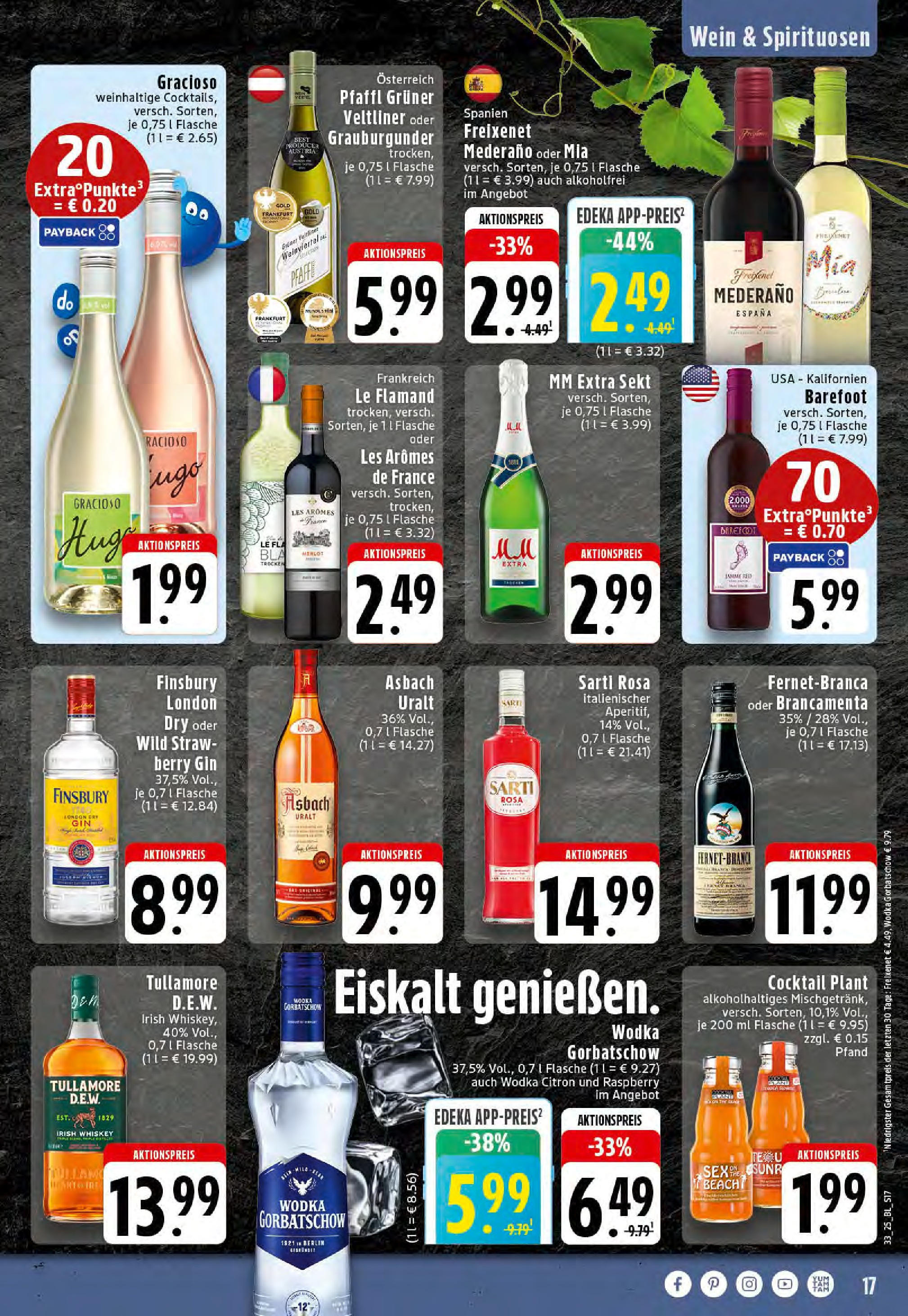 Edeka prospekt Mettingen	 (ab 11.08.2025) » Angebote Online | Seite: 17 | Produkte: Freixenet, Sekt, Merlot, Freixenet mederano