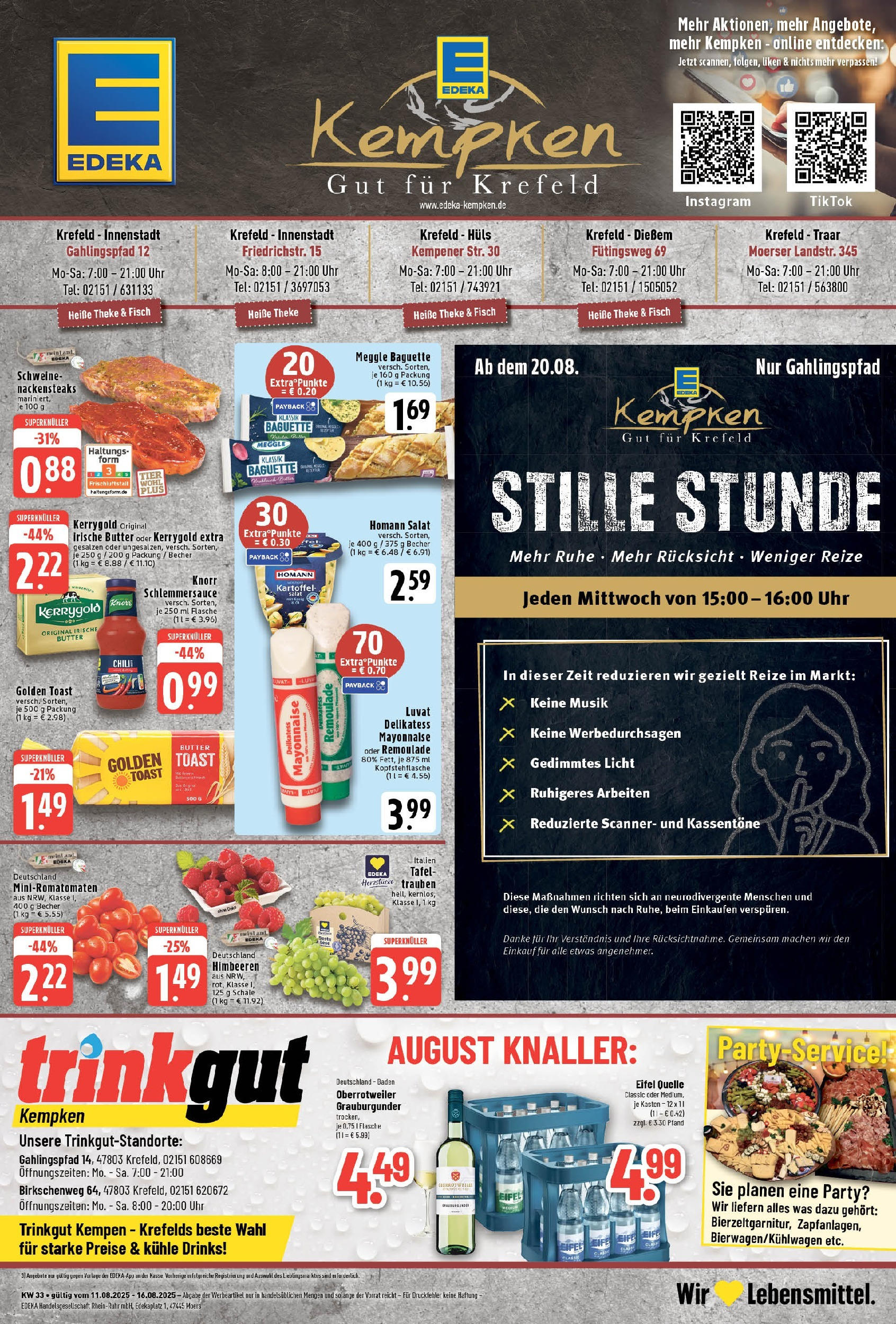 EDEKA Prospekt ab 11.08.2025 - Prospekt Krefeld Online
