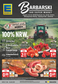 Edeka prospekt Meerbusch	 gültig ab dem 11.08.2025