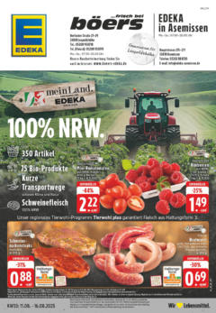 Edeka prospekt Leopoldshöhe	 gültig ab dem 11.08.2025