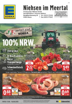 Edeka prospekt Neuss-Meertal	 gültig ab dem 11.08.2025