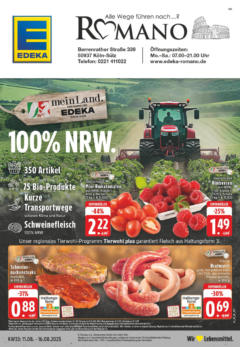 Edeka prospekt Köln-Sülz	 gültig ab dem 11.08.2025
