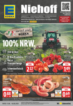 Edeka prospekt Borgholzhausen	 gültig ab dem 11.08.2025
