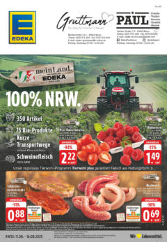 Edeka prospekt Neuss	 gültig ab dem 11.08.2025