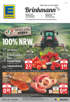 Edeka prospekt Bielefeld	 gültig ab dem 11.08.2025
