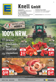 Edeka prospekt Dormagen-Nievenheim	 gültig ab dem 11.08.2025