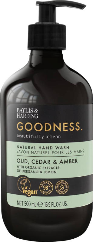 Baylis & Harding Flüssigseife Goodness Oud, Cedar & Amber