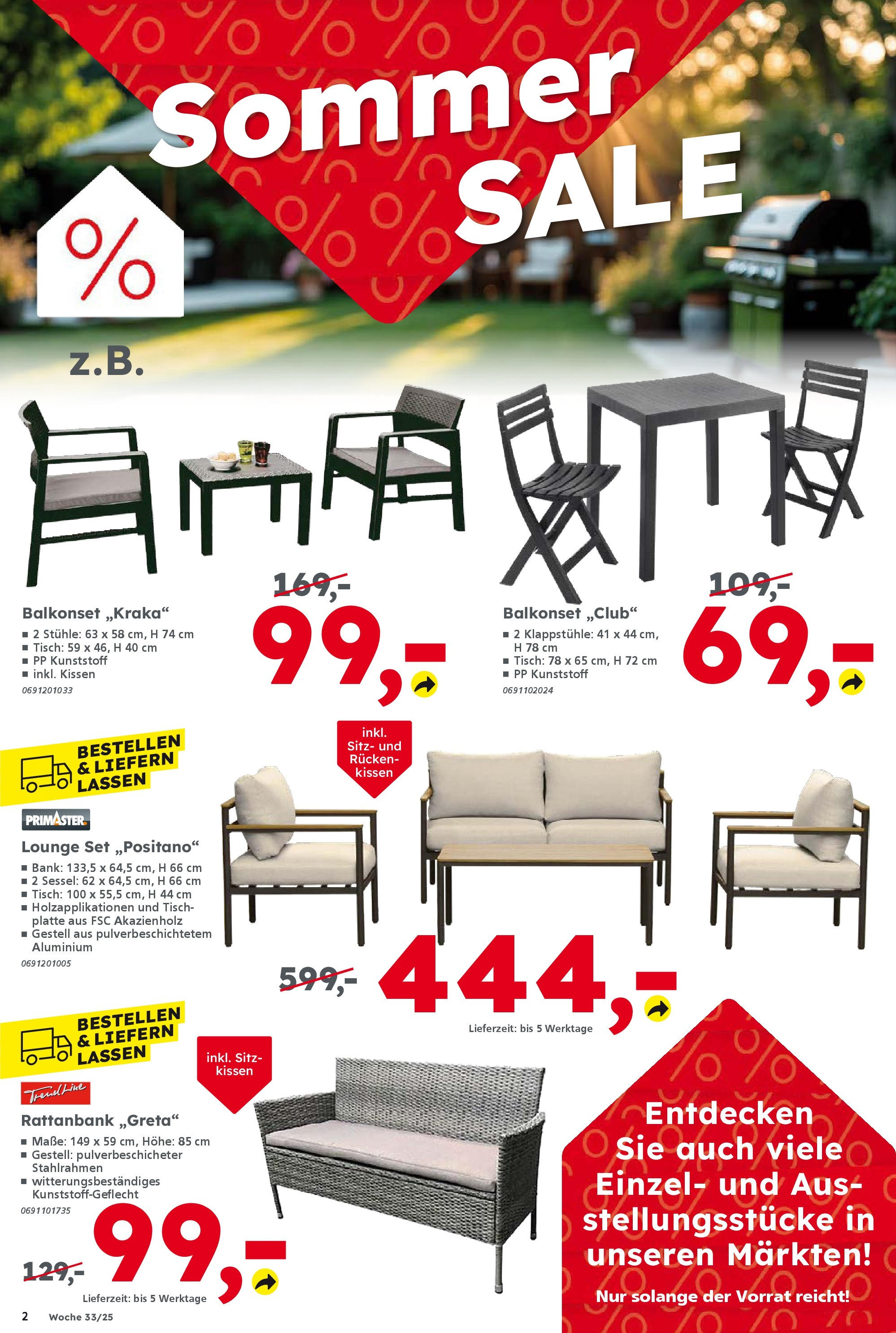 Globus Baumarkt prospekt Ilmenau	 (ab 10.08.2025) zum Blättern | Seite: 2 | Produkte: Kissen, Sessel, Tisch