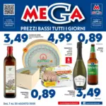 Supermercati Mega Prezzi bassi tutti i giorni - al 20.08.2025