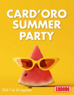 Cadoro Card'oro summer party - al 20.08.2025