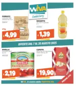 Wiva Cash&Carry Offerte dal 7 al 20 agosto 2025 - al 20.08.2025