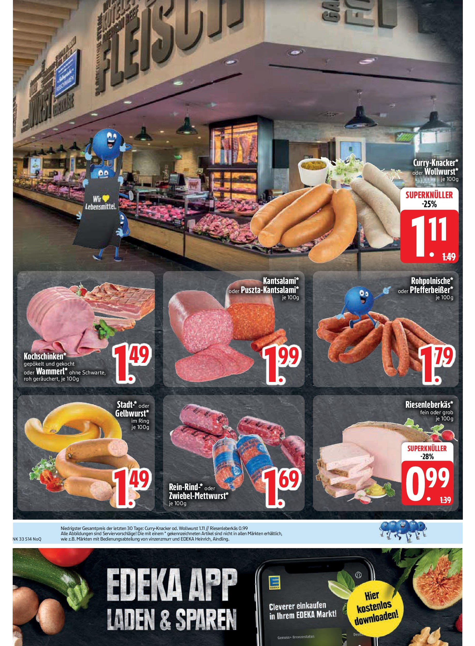 Edeka prospekt Neusäß-Steppach (ab 11.08.2025) » Angebote Online | Seite: 14 Edeka prospekt Neusäß-Steppach (ab 11.08.2025) » Angebote Online | Seite: 14