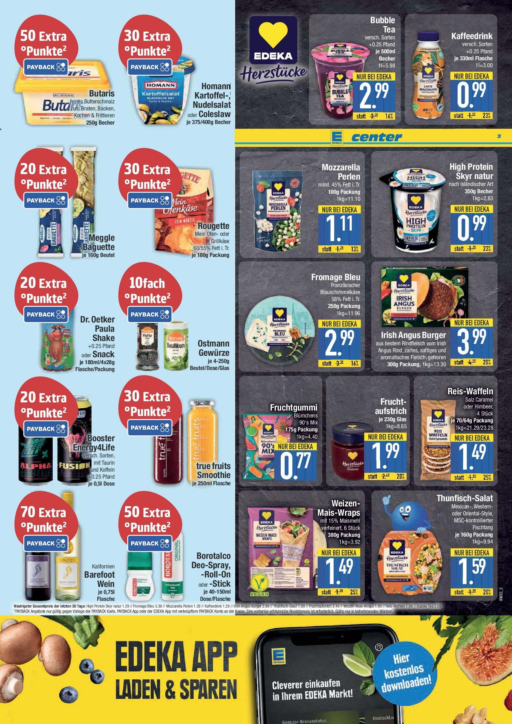 Edeka prospekt Bad Reichenhall	 (ab 11.08.2025) » Angebote Online | Seite: 3 | Produkte: Baguette, Deodorant, Gewürze, Salz