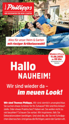 Vorschau von dem Prospekt des Geschäftes Thomas Philipps, gültig ab dem 11.08.2025