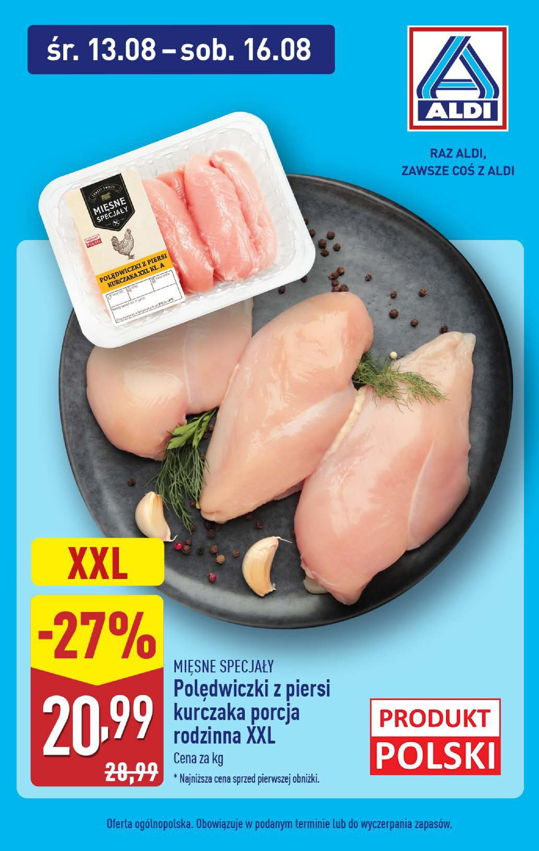 Aldi Gazetka - Od środy od 13.08.2025 - Ulotka PDF, promocje | Strona: 4 | Produkty: Piersi