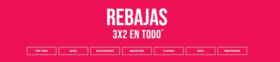 Rebajas 3x2 en Todo