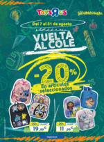 ToysRus Vuelta al cole - hasta el 31.08.2025