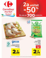 Carrefour Market 2a unitat -70% en més de 700productos - hasta el 25.08.2025
