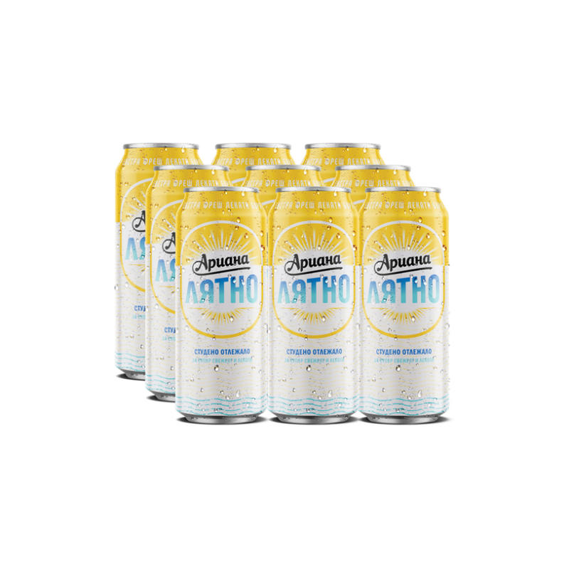 Бира Ариана Лятно 9х500 ml/КЕН