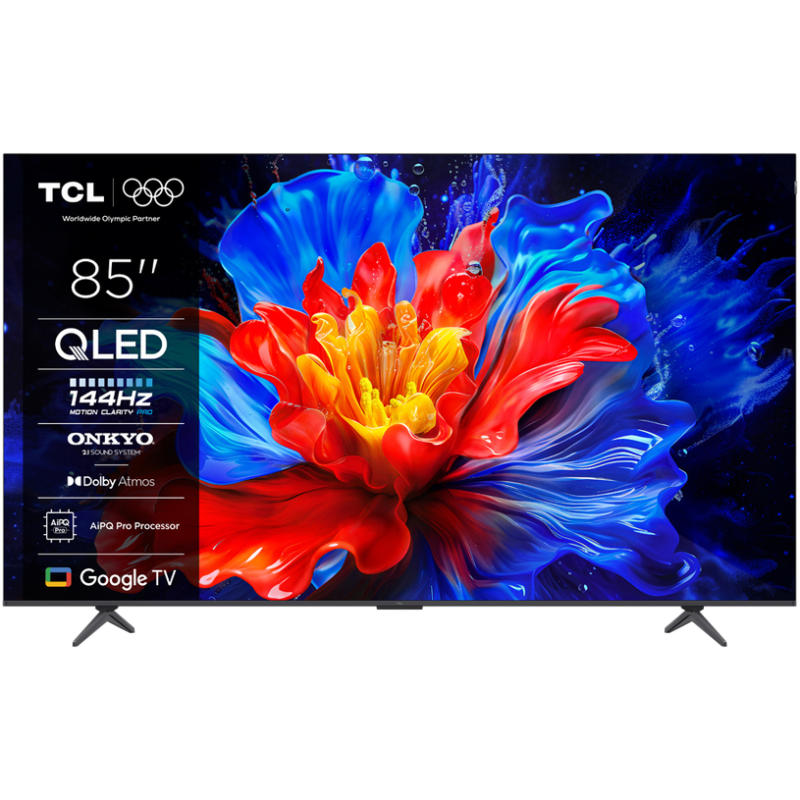 Телевизор TCL 85QLED810K 4K Ultra HD QLED SMART TV, GOOGLE TV, 85.0 ", 215.0 см