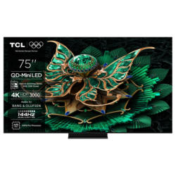 Телевизор TCL 75C71K 4K Ultra HD Mini LED SMART TV, GOOGLE TV, 75.0 ", 189.0 см