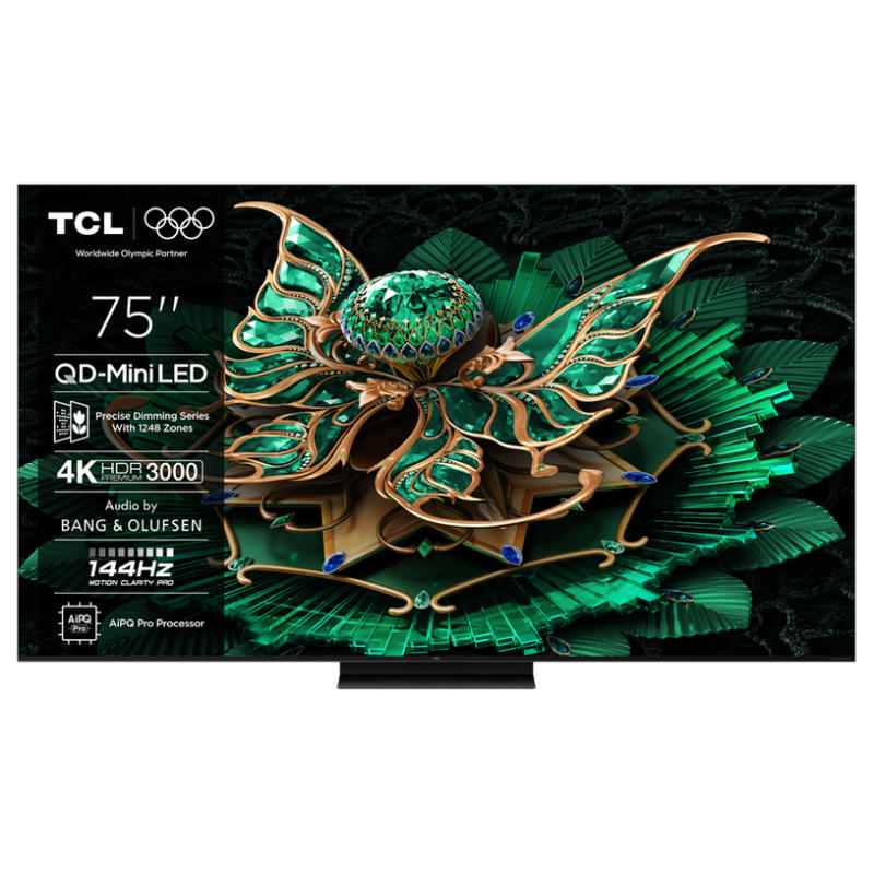 Телевизор TCL 75C71K 4K Ultra HD Mini LED SMART TV, GOOGLE TV, 75.0 ", 189.0 см