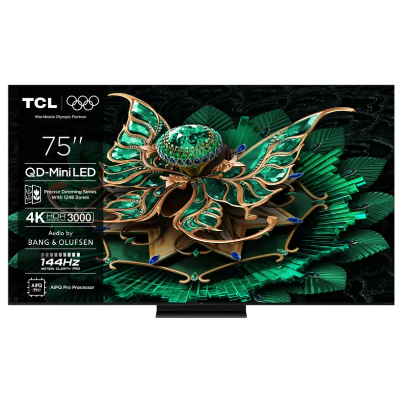 Телевизор TCL 75C71K 4K Ultra HD Mini LED SMART TV, GOOGLE TV, 75.0 ", 189.0 см