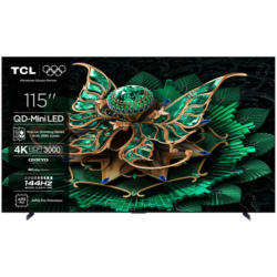 Телевизор TCL 115C7K 4K Ultra HD Mini LED SMART TV, GOOGLE TV, 115.0 ", 291.0 см
