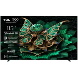 Телевизор TCL 115C7K 4K Ultra HD Mini LED SMART TV, GOOGLE TV, 115.0 ", 291.0 см