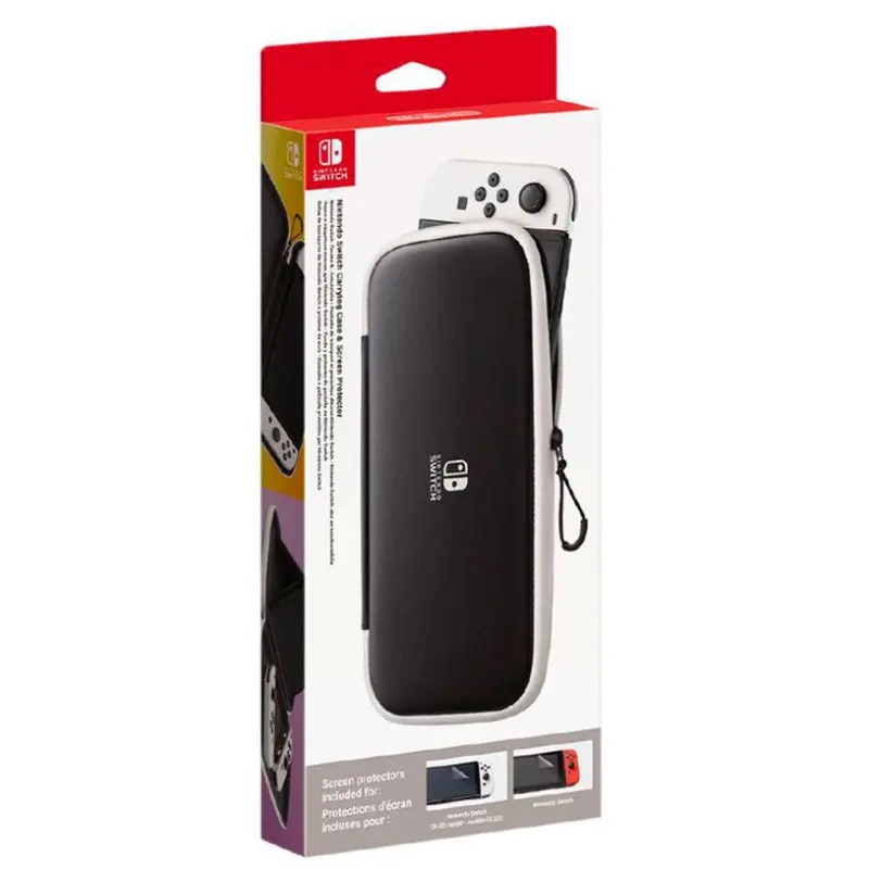 CASE&SCREEN PROTECTOR BK&WH NINTENDO SWITCH