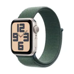 Смарт часовник APPLE WATCH SE2 V3 STARLIGHT ALUMIN CASE LAKE GREEN SPORT LOOP MXEH3 40 MM, GPS, WLAN, ПУЛСОМЕР