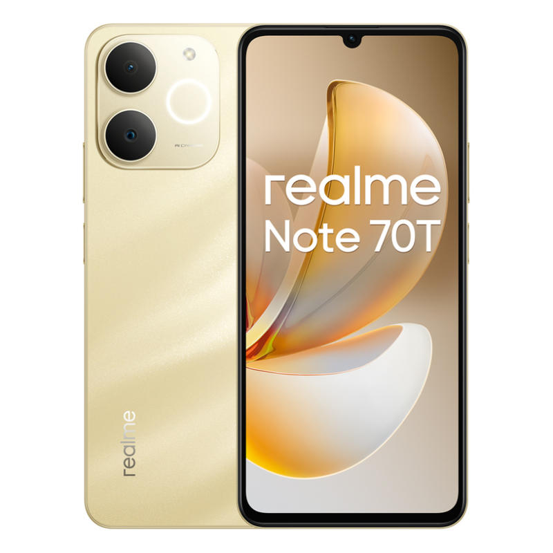 REALME NOTE 70T 128/4 GOLD RMX5313 6.74 ", 128 GB, RAM 4 GB, 13 MP