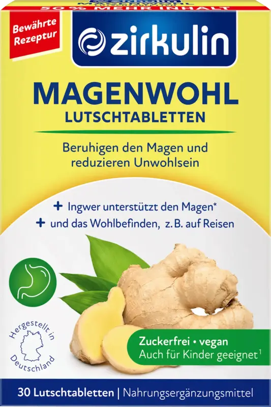 Zirkulin Magenwohl Lutschtabletten 30 St