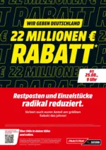 Media Markt MediaMarkt Millionen Rabatte - gültig bis 25.08.2025 - bis 17.08.2025
