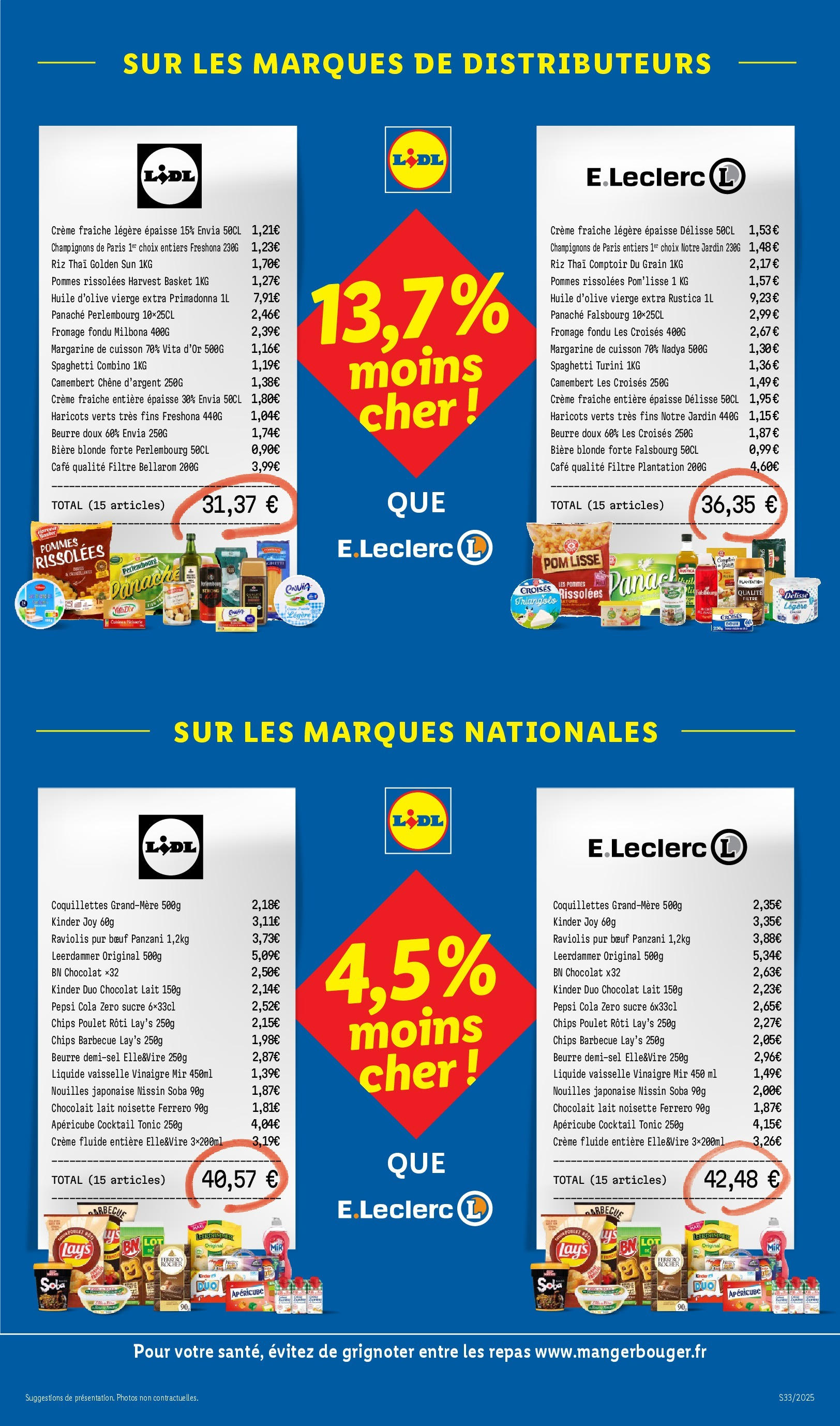 Catalogue LIDL du 13/08/2025 | Promo prospectus en ligne | Page: 3 | Produits: Huile d'olive vierge, Haricots verts, Lait, Café