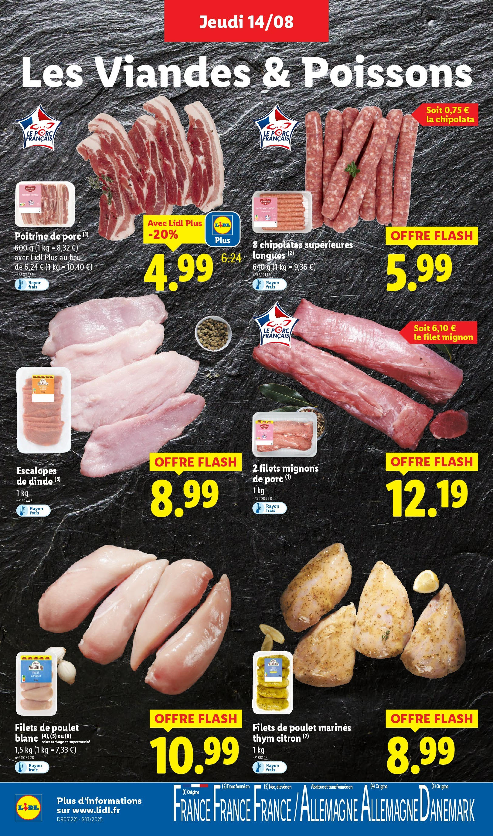 Catalogue LIDL du 13/08/2025 | Promo prospectus en ligne | Page: 6 | Produits: Citron, Poitrine de porc, Filet mignon, Porc Catalogue LIDL du 13/08/2025 | Promo prospectus en ligne | Page: 6 | Produits: Citron, Poitrine de porc, Filet mignon, Porc