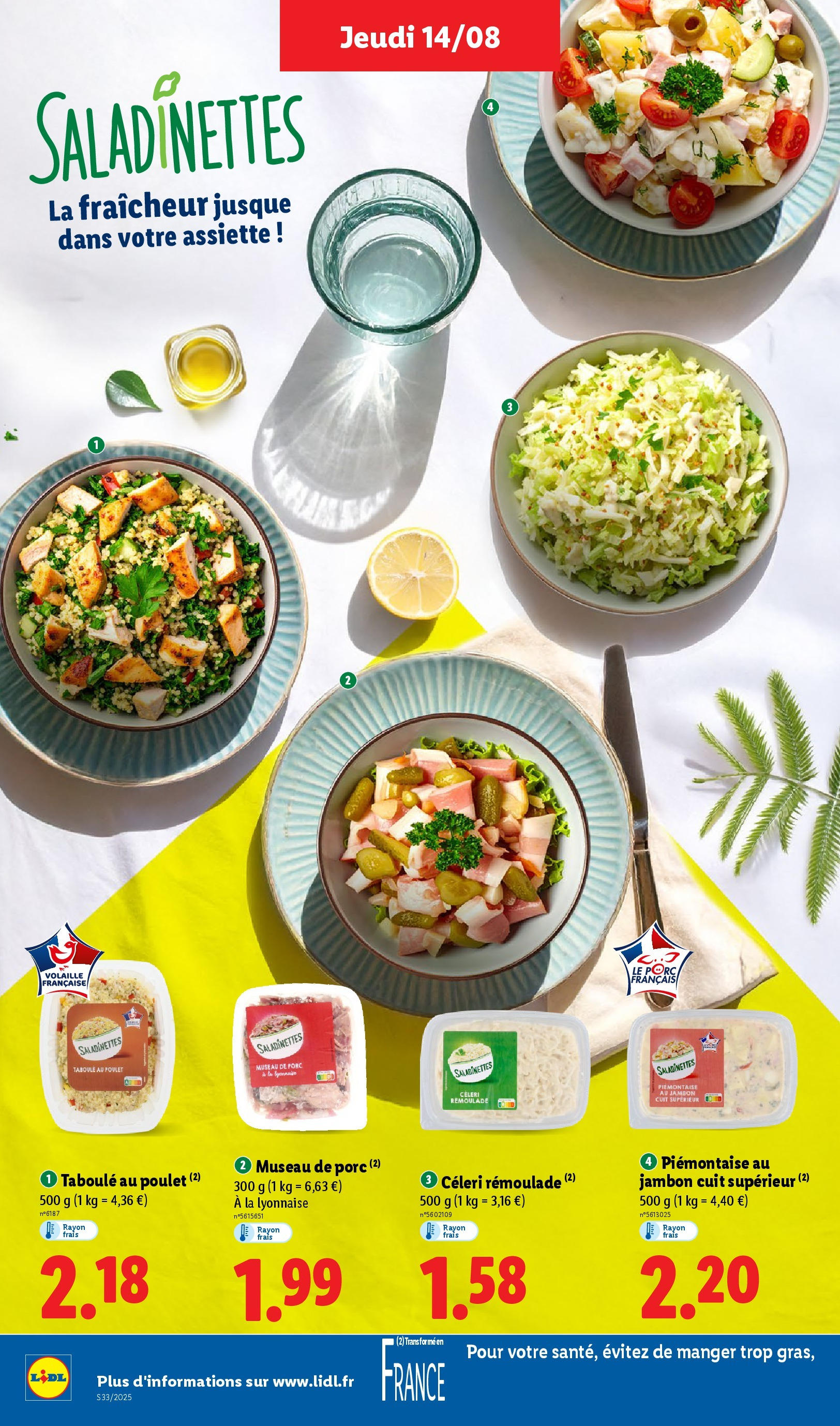 Catalogue LIDL du 13/08/2025 | Promo prospectus en ligne | Page: 10 | Produits: Volaille, Jambon, Porc