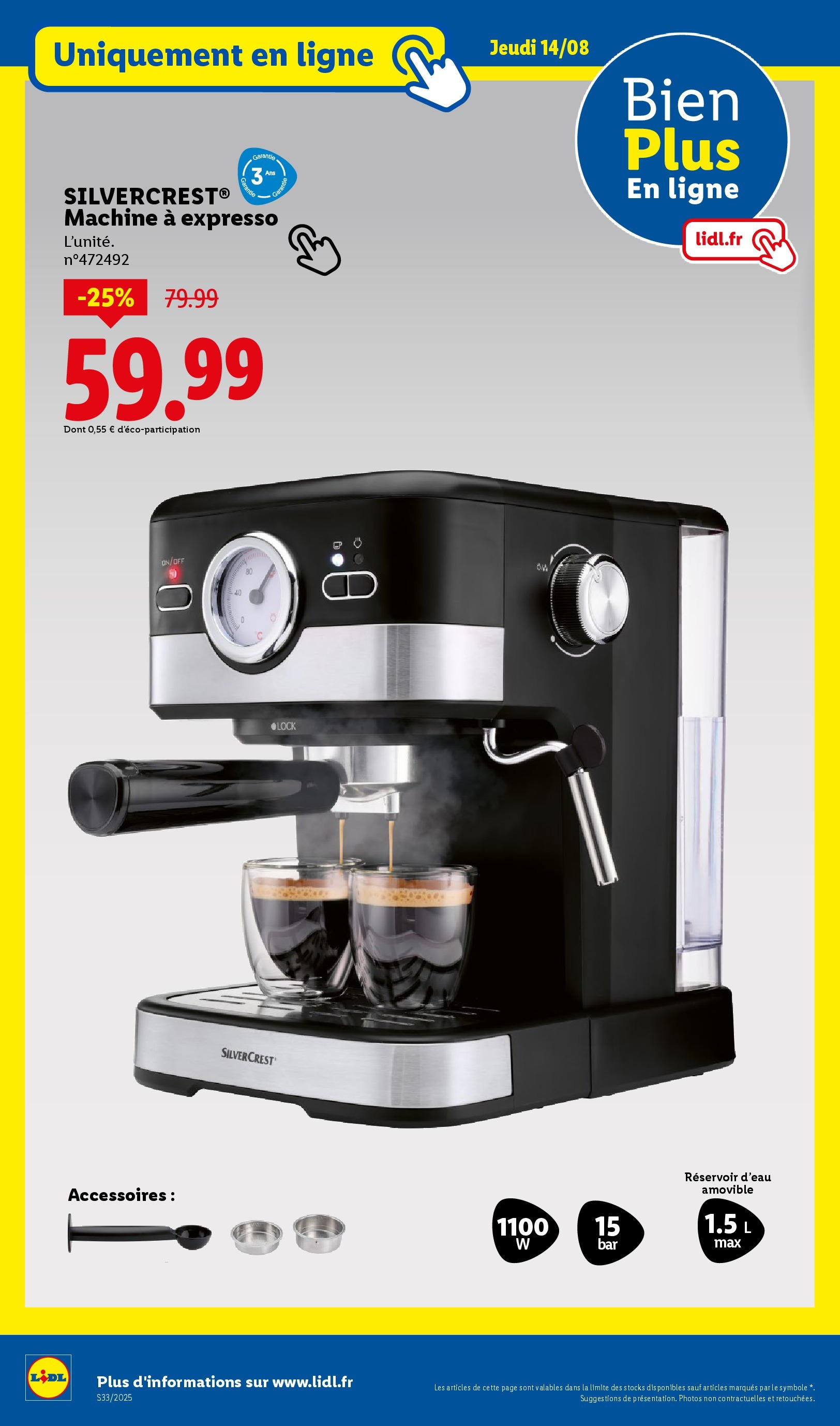 Catalogue LIDL du 13/08/2025 | Promo prospectus en ligne | Page: 46 | Produits: Réservoir d'eau