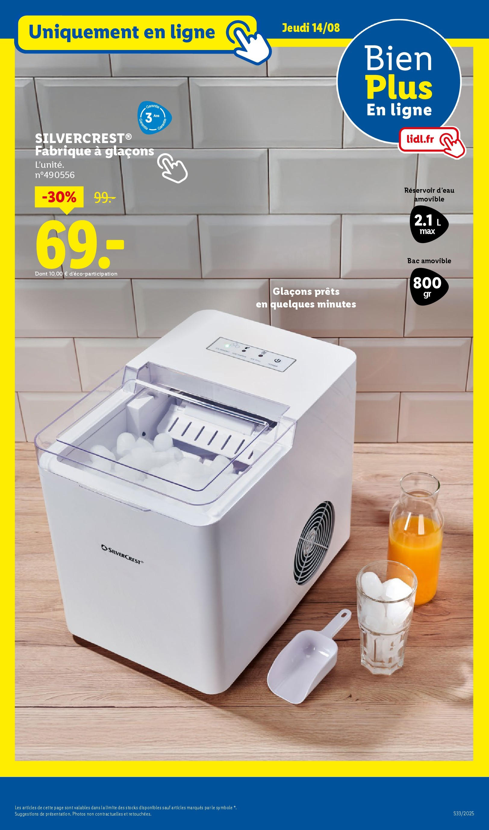 Catalogue LIDL du 13/08/2025 | Promo prospectus en ligne | Page: 47 | Produits: Réservoir d'eau