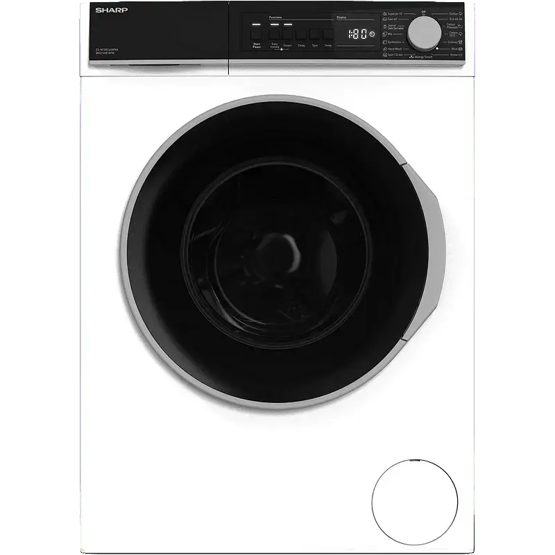 Пералня Sharp ES-NFB814AWNA , 1400 об./мин., 8.00 kg, A , Бял