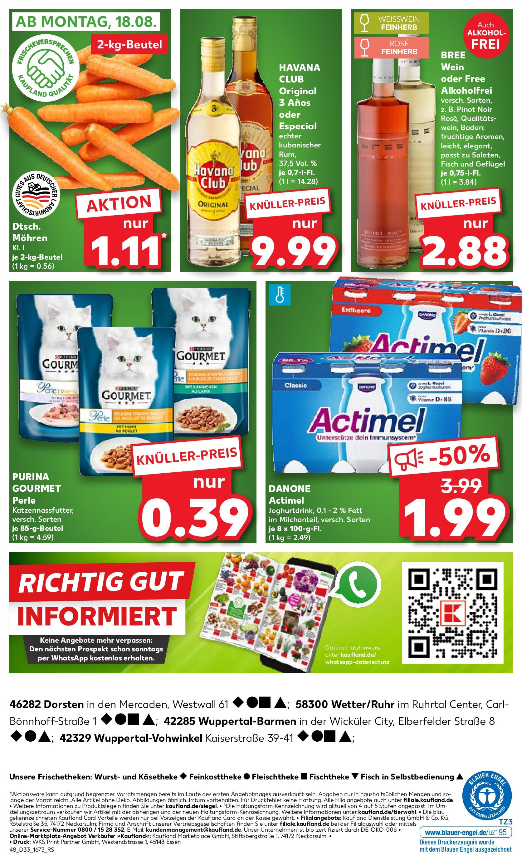 Prospekt Kaufland ab 14.08.2025 » Angebote Online zum Blättern | Seite: 48 | Produkte: Havana club, Rum, Fisch, Wurst