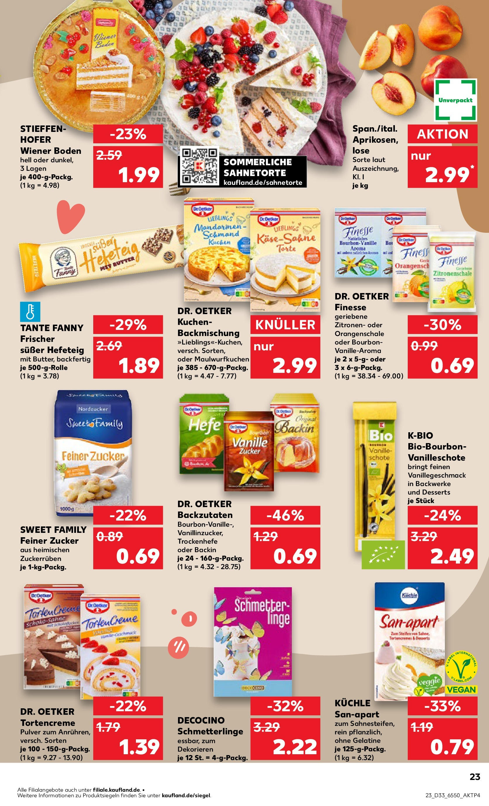 Prospekt Kaufland ab 14.08.2025 » Angebote und Werbung Online | Seite: 23 | Produkte: Butter, Mandarinen, Bourbon, Zitronen Prospekt Kaufland ab 14.08.2025 » Angebote Online zum Blättern | Seite: 23 | Produkte: Butter, Mandarinen, Bourbon, Zitronen