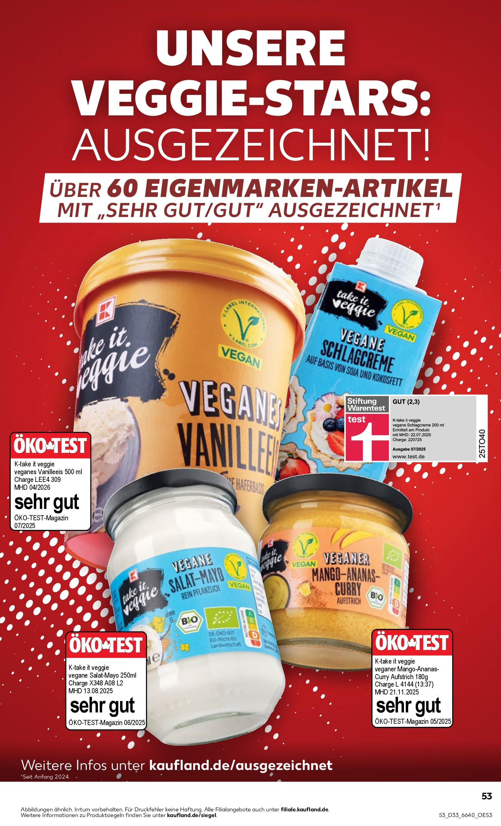 Prospekt Kaufland ab 14.08.2025 » Angebote und Werbung Online | Seite: 53 | Produkte: Mayonnaise Prospekt Kaufland ab 14.08.2025 » Angebote Online zum Blättern | Seite: 53 | Produkte: Mayonnaise