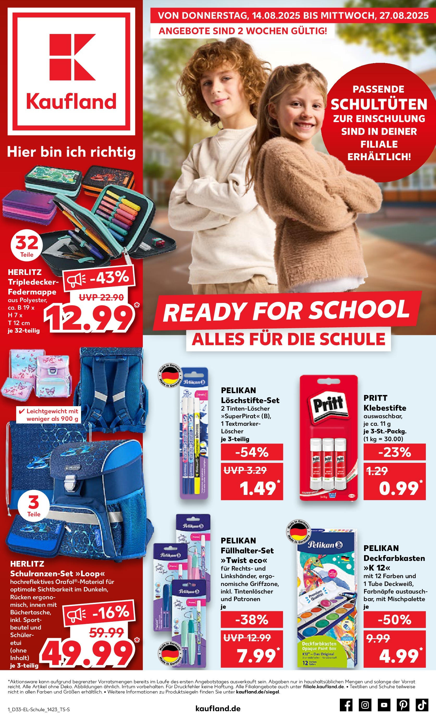 Prospekt Kaufland ab 14.08.2025 » Angebote und Werbung Online | Seite: 57 Prospekt Kaufland ab 14.08.2025 » Angebote Online zum Blättern | Seite: 57