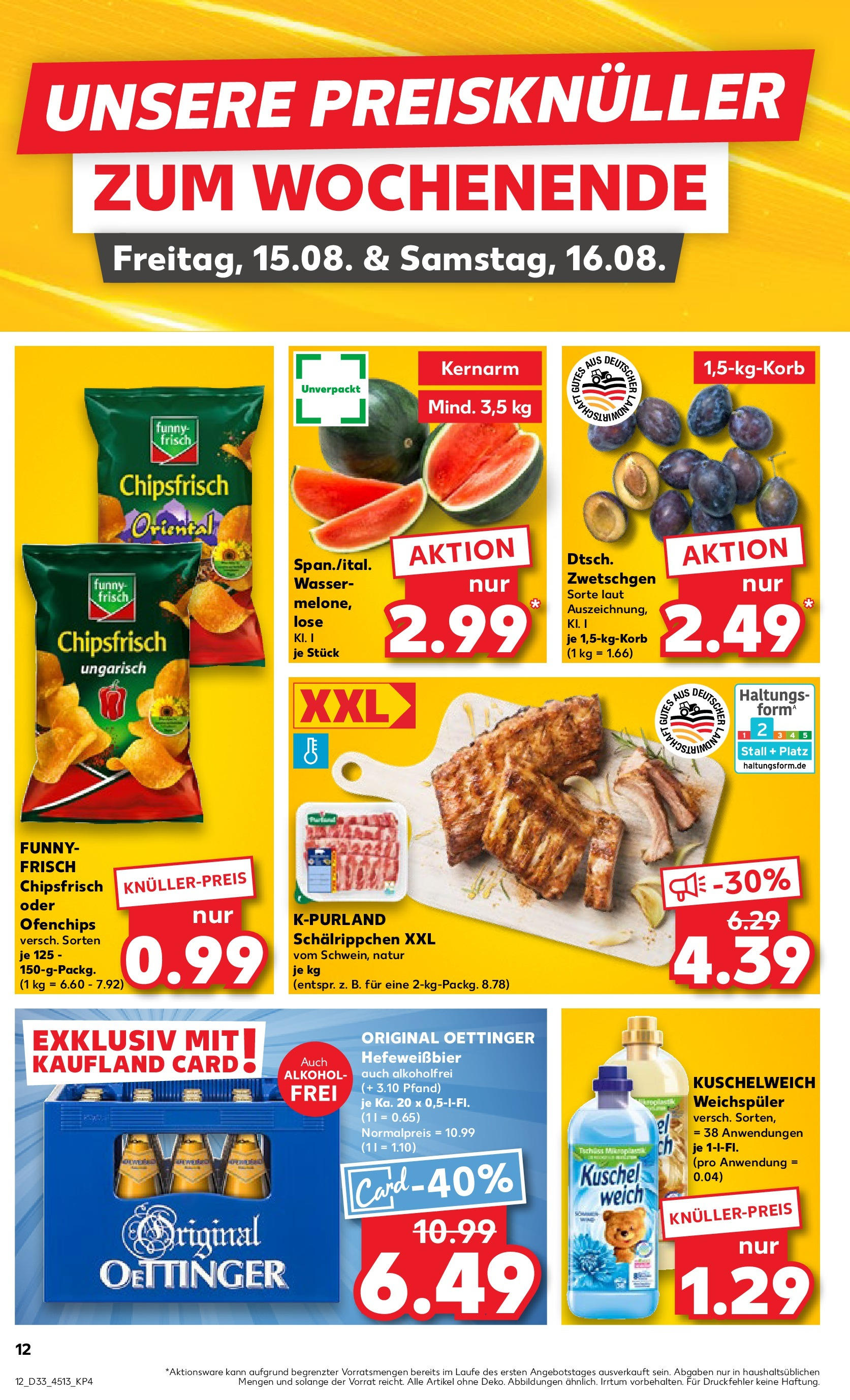 Prospekt Kaufland ab 18.08.2025 » Angebote und Werbung Online | Seite: 25 | Produkte: Funny frisch, Wasser, Weichspüler, Wassermelone Prospekt Kaufland ab 18.08.2025 » Angebote Online zum Blättern | Seite: 25 | Produkte: Funny frisch, Wasser, Weichspüler, Wassermelone