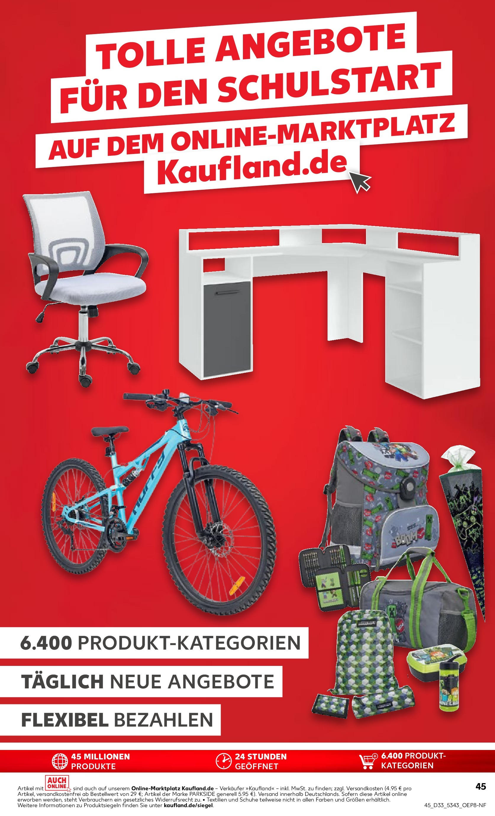 Prospekt Kaufland ab 14.08.2025 » Angebote und Werbung Online | Seite: 45 Prospekt Kaufland ab 14.08.2025 » Angebote Online zum Blättern | Seite: 45