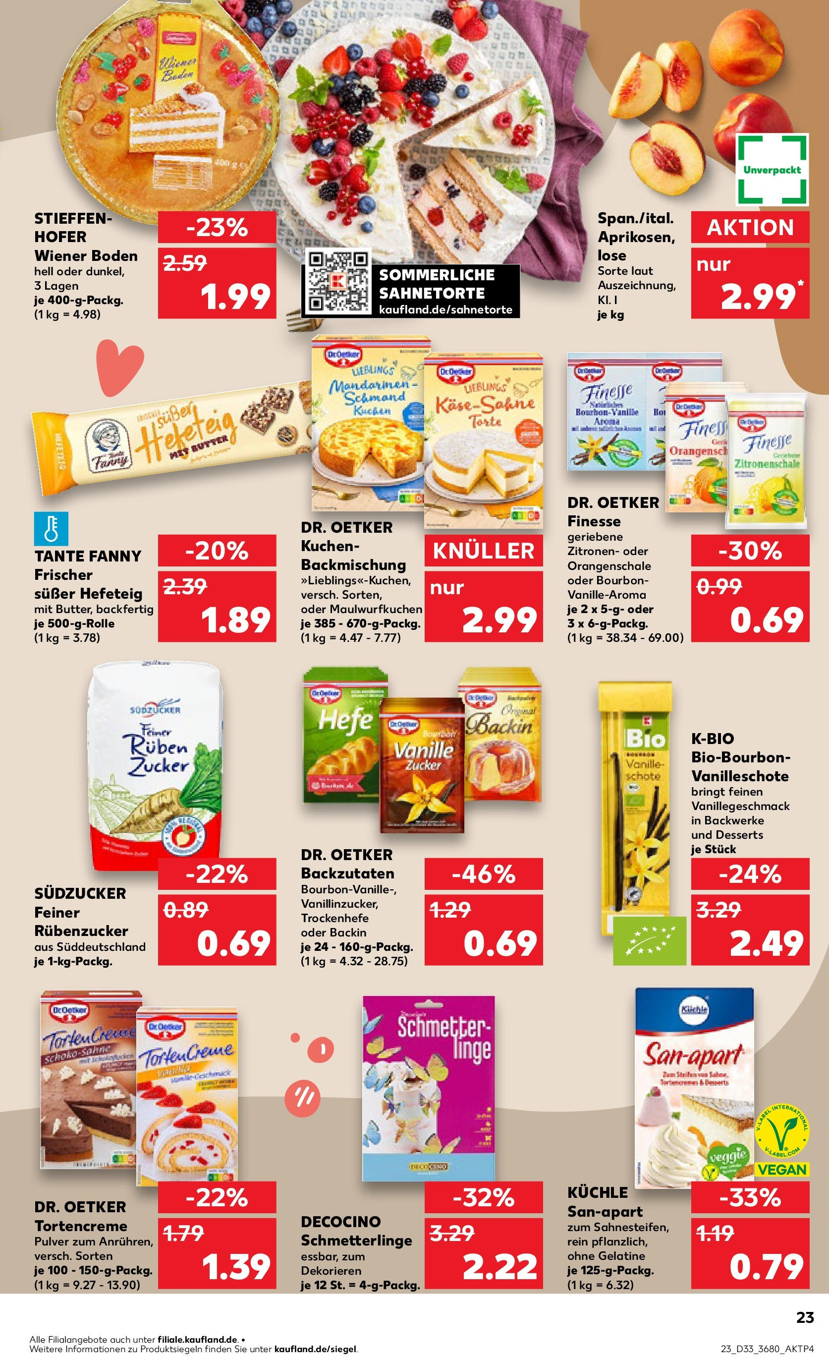 Prospekt Kaufland ab 18.08.2025 » Angebote Online zum Blättern | Seite: 36 | Produkte: Butter, Mandarinen, Creme, Zitronen