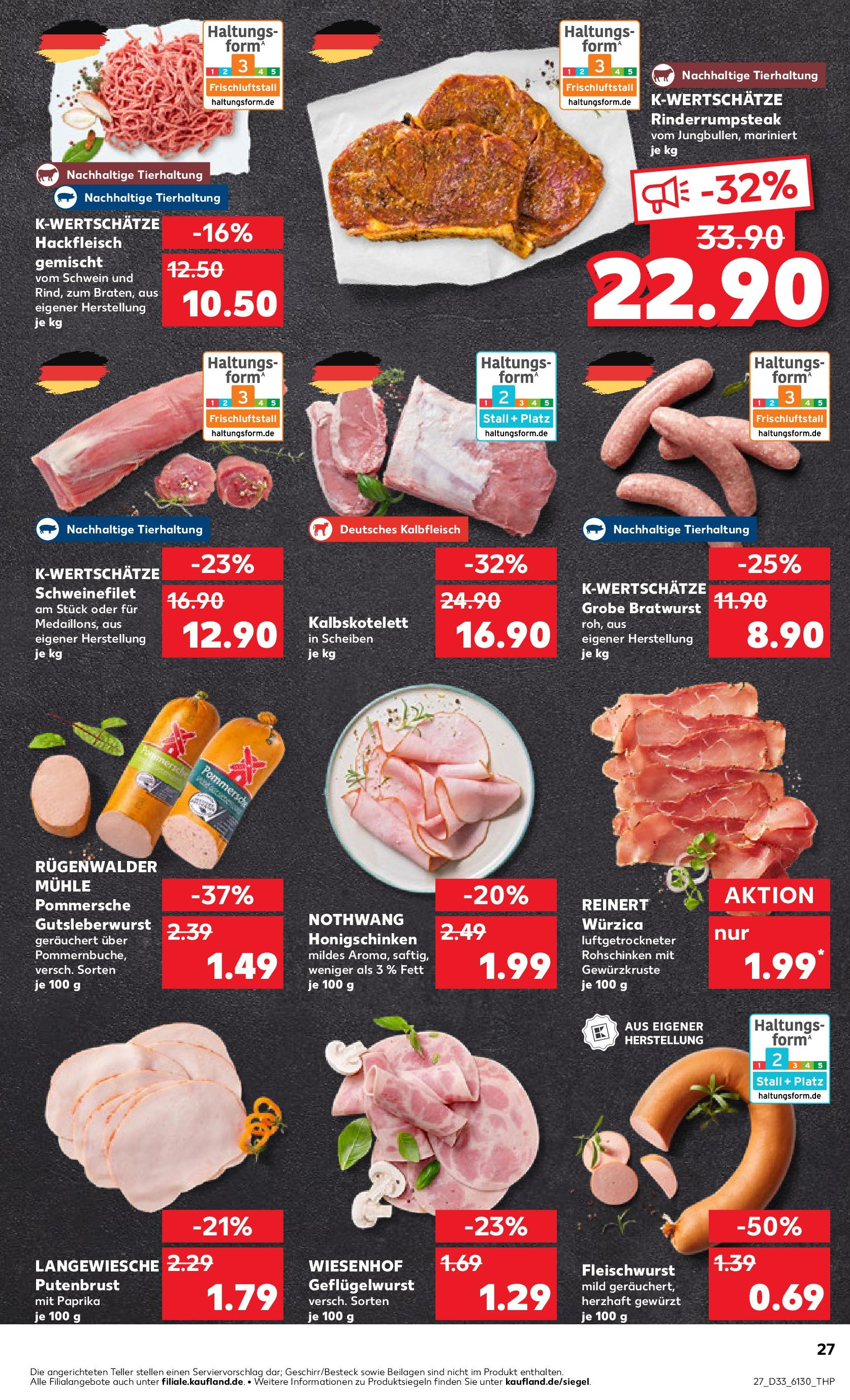 Prospekt Kaufland ab 18.08.2025 » Angebote Online zum Blättern | Seite: 40 | Produkte: Schweinefilet, Paprika, Steak, Hackfleisch