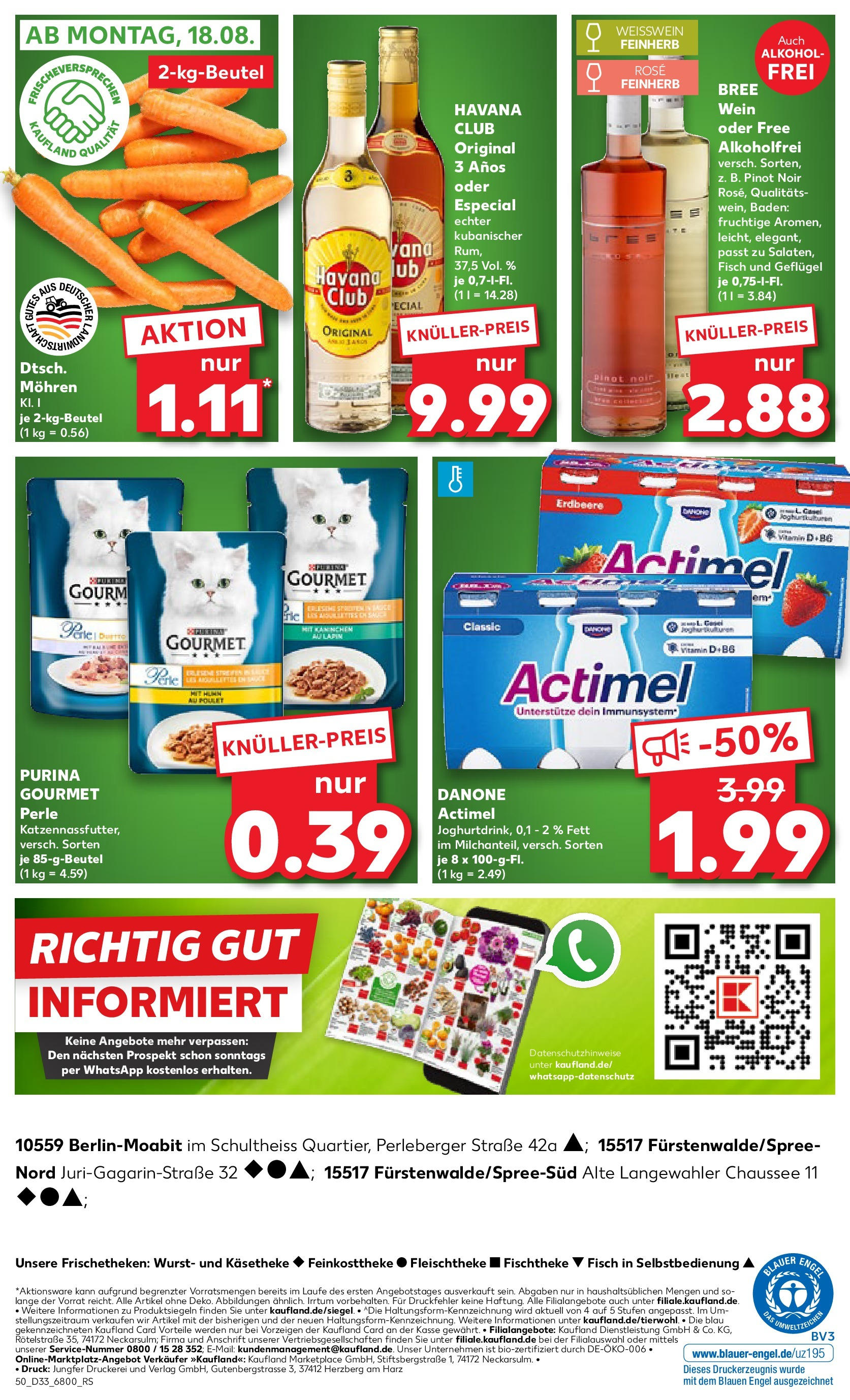 Prospekt Kaufland ab 14.08.2025 » Angebote und Werbung Online | Seite: 50 | Produkte: Weißwein, Rum, Fisch, Wein Prospekt Kaufland ab 14.08.2025 » Angebote Online zum Blättern | Seite: 50 | Produkte: Weißwein, Rum, Fisch, Wein