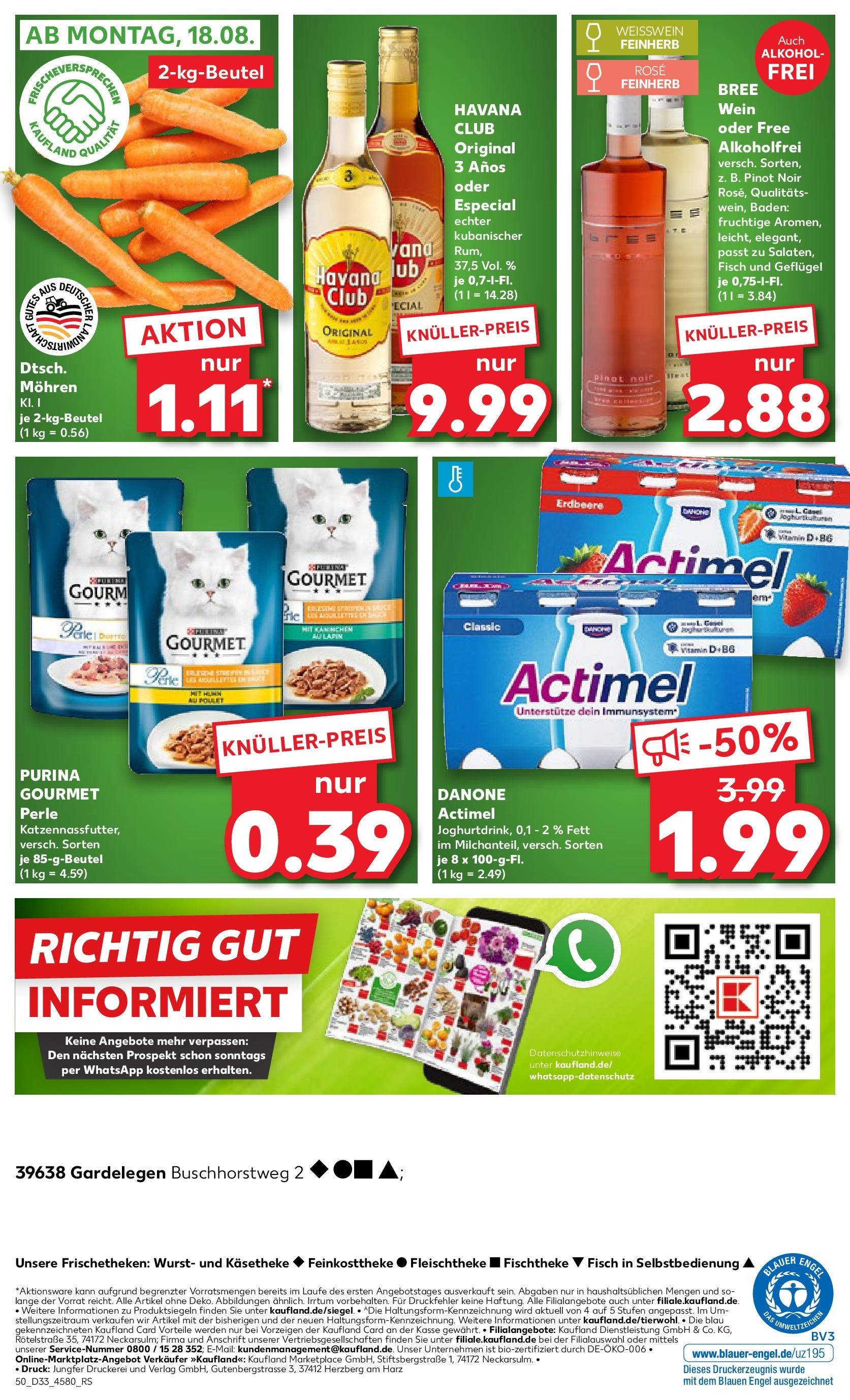 Prospekt Kaufland ab 18.08.2025 » Angebote und Werbung Online | Seite: 5 | Produkte: Weißwein, Rum, Bree, Mohren Prospekt Kaufland ab 18.08.2025 » Angebote Online zum Blättern | Seite: 5 | Produkte: Weißwein, Rum, Bree, Mohren